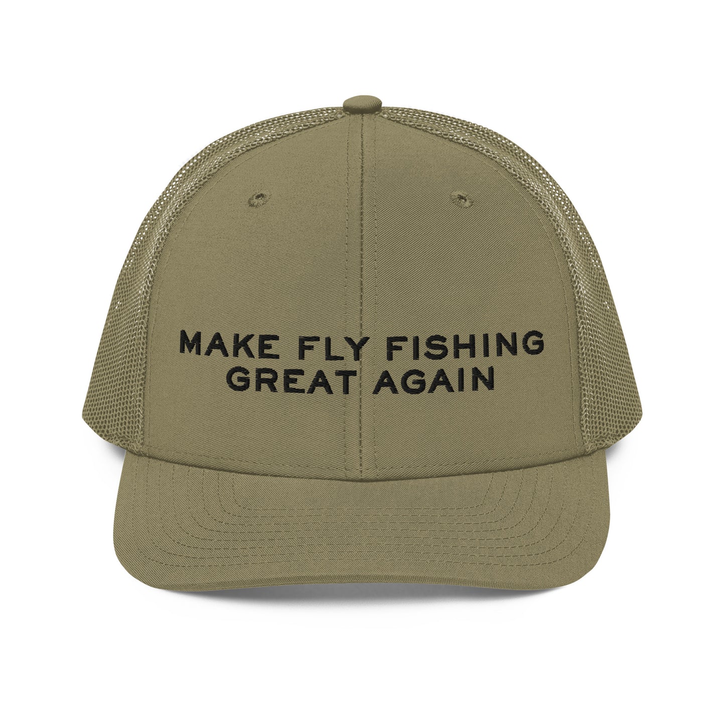 Make Fly Fishing Great Again - Trucker Cap by Olive Outfitters - in Loden